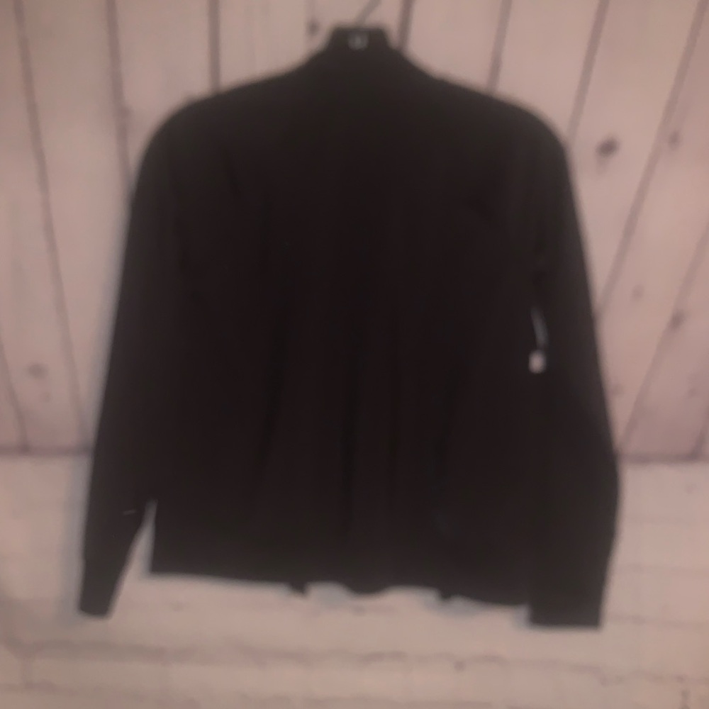Athletic Works Black Performance Jacket with Reflective Stripes - Picture 3 of 3